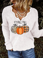 Halloween Pumpkin Print T-Shirt