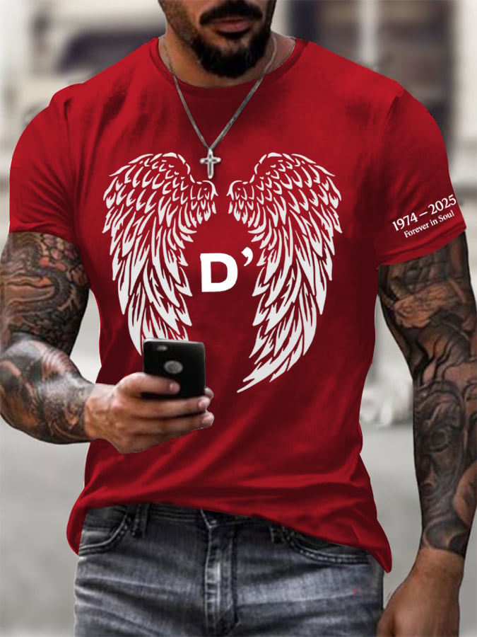 Men's  Neo Soul Printed Casual T-shirt