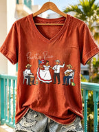 Women'S Puerto Rico Print T-Shirt