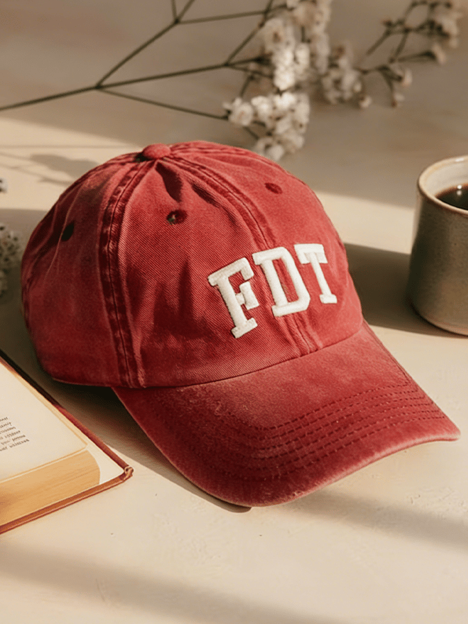 FDT Graphic Print Baseball Cap