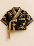 Women Concert-Inspired Jeogori Hanbok Top With Tassel