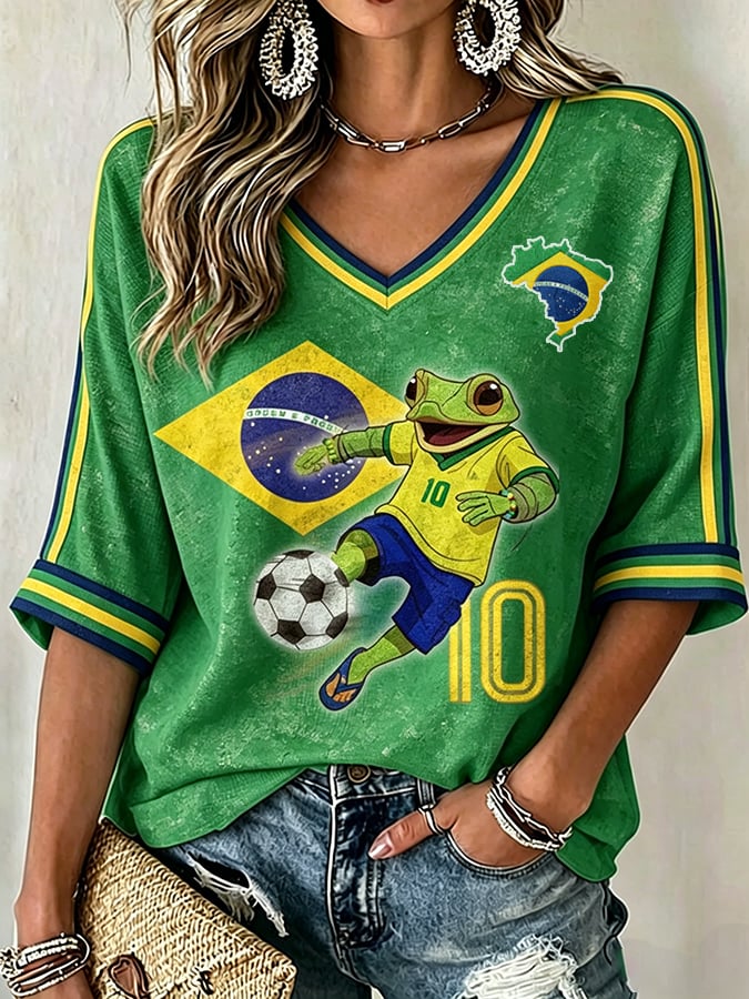 Women's V-neck T-shirt
