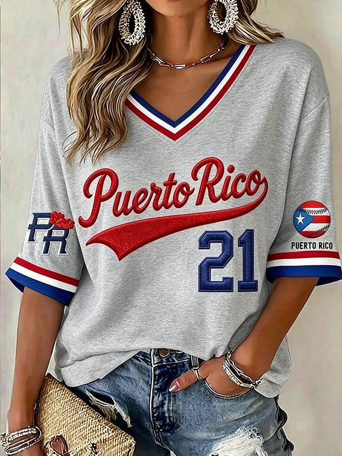 Women's Printed Casual Top