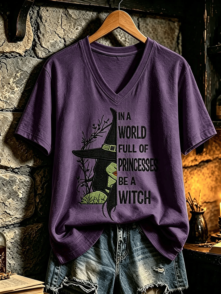 Women'S Witch Round Neck T-Shirt