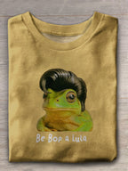 Women's Singer Crew Neck Print T-shirt