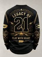 Men's Baseball Lovers Print T-Shirt