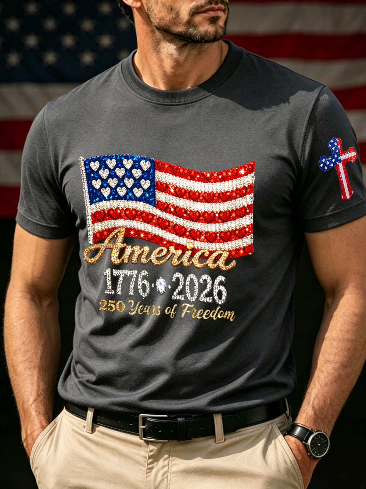 Men's 250th Anniversary Print Top