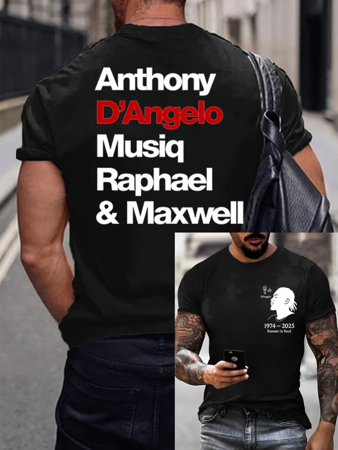 Men's  Neo Soul Printed Casual T-shirt