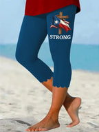 Women's Texas Strong Printed Leggings