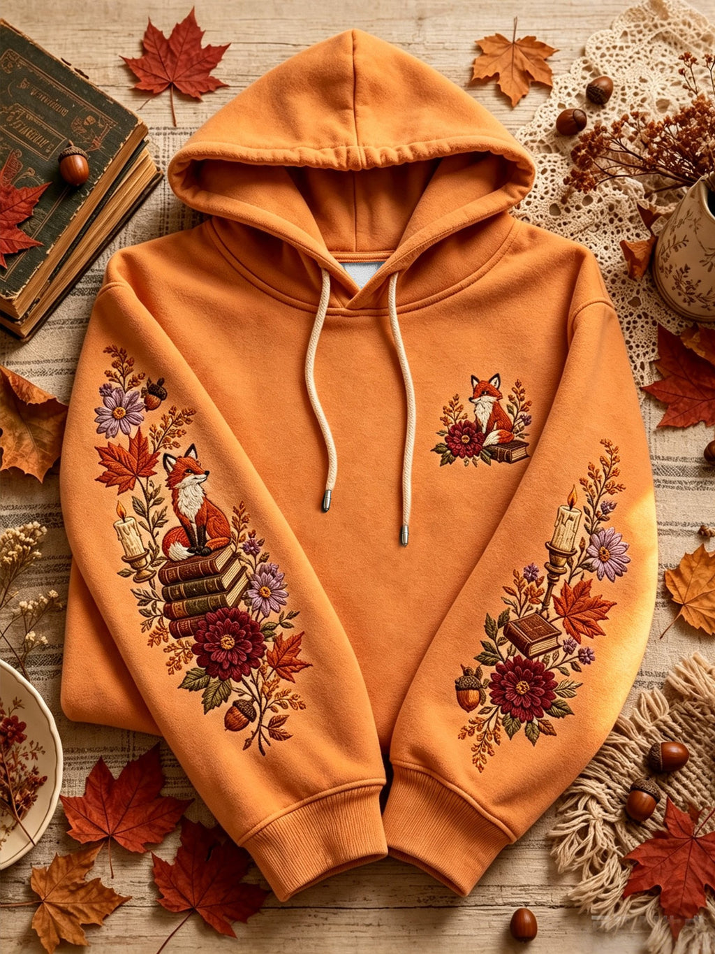 Women's Autumn Casual Printed Hoodie