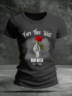 Women's Commemorative Edition Bob Weir Print Short-Sleeve T-Shirt
