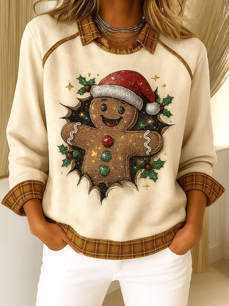 Women's Christmas Printed Sweatshirt