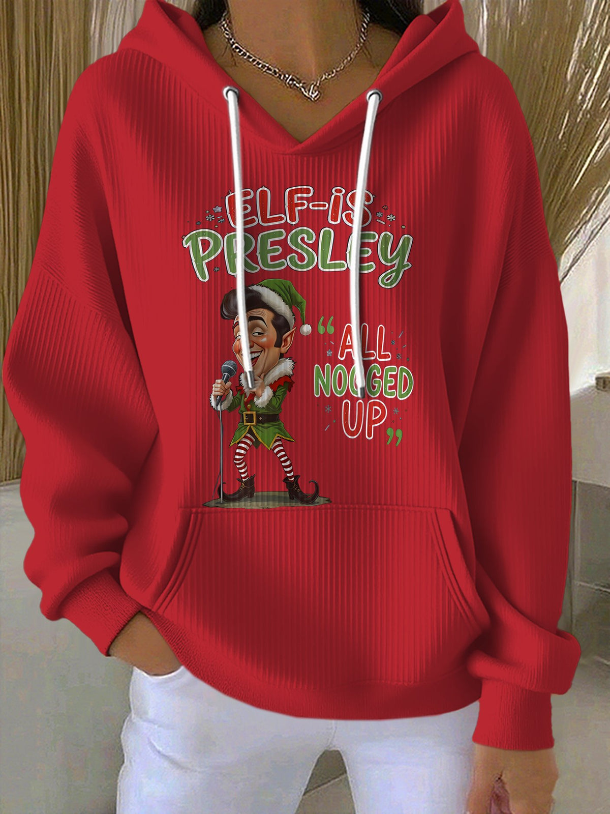 Women's King of Rock and Roll Print Casual Hoodies