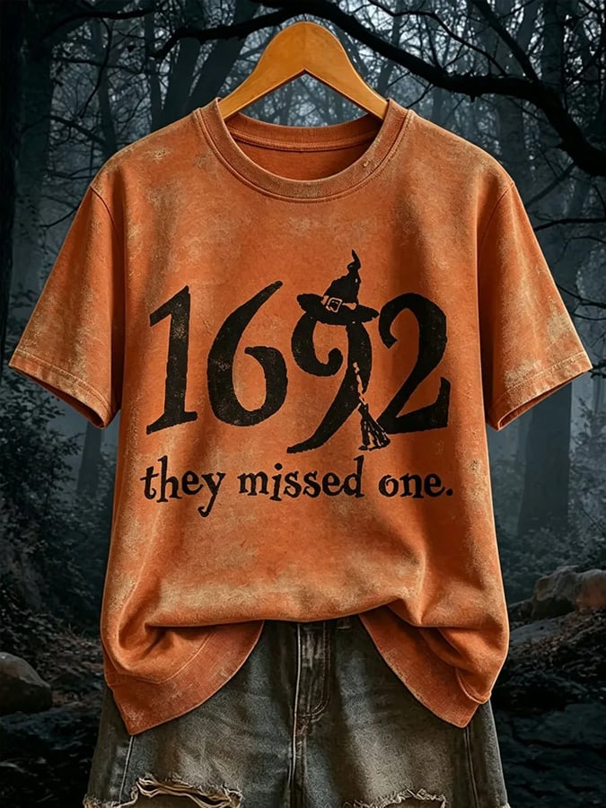 Women's Halloween Print T-Shirt