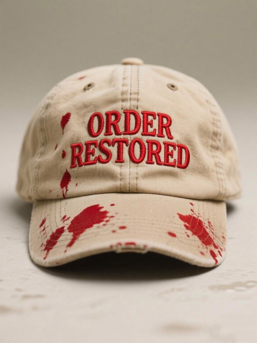 Unisex Bloodstained Order Restored Printed Casual Baseball Cap