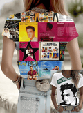 King of Rock and Roll Printed T-shirts