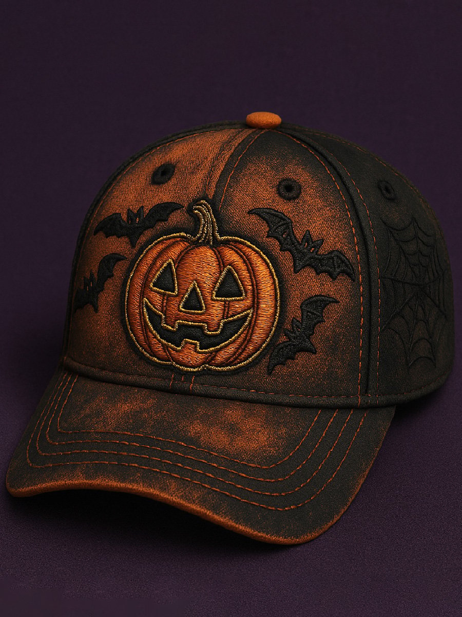 Unisex casual pumpkin autumn stain hat