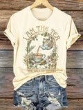 Women's  I Am The Tea That You Are Having Print T-Shirt