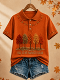 Women's Fall Is My Favorite Color Print T-shirt