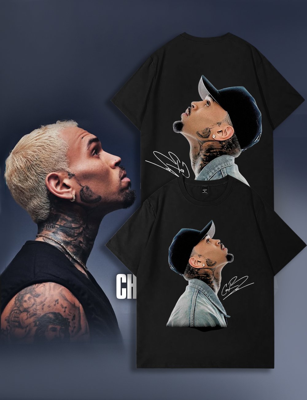 Breezy Bowl XX Head Up Pose Print T-Shirt