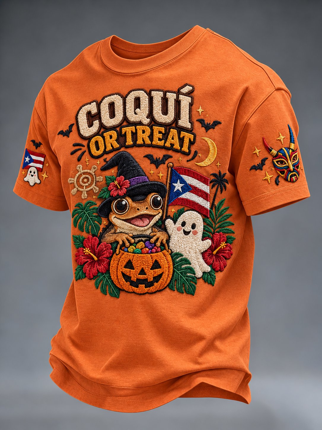 Men's Puerto Rico Halloween Graphic Shirt