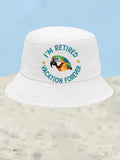 Unisex Resort Hawaiian Design Print Hat