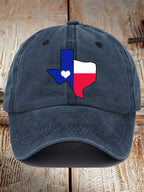 Unisex Texas Love Print Baseball Cap