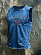 Men'S Casual Printed Vest