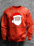 Men's Retro Casual Christmas Holiday Sweatshirt