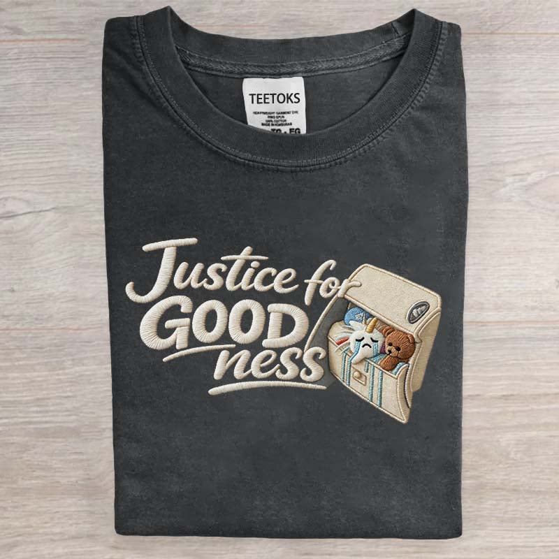 Women's Justice Light Round Neck Printed Casual T-shirt