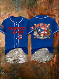 Women's  Baseball  Print Shirt
