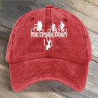 Stranger Upside Down Hawkins 80s Horror Art Printed Cap