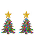 Stylish Christmas Tree Acrylic Earrings