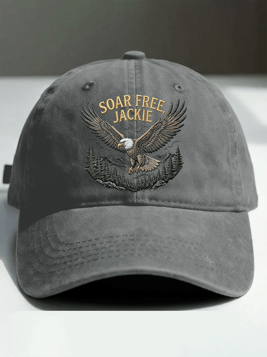 Retro Soar Free, Jackie Print Baseball Cap
