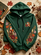 Women's Autumn Casual Printed Hoodie