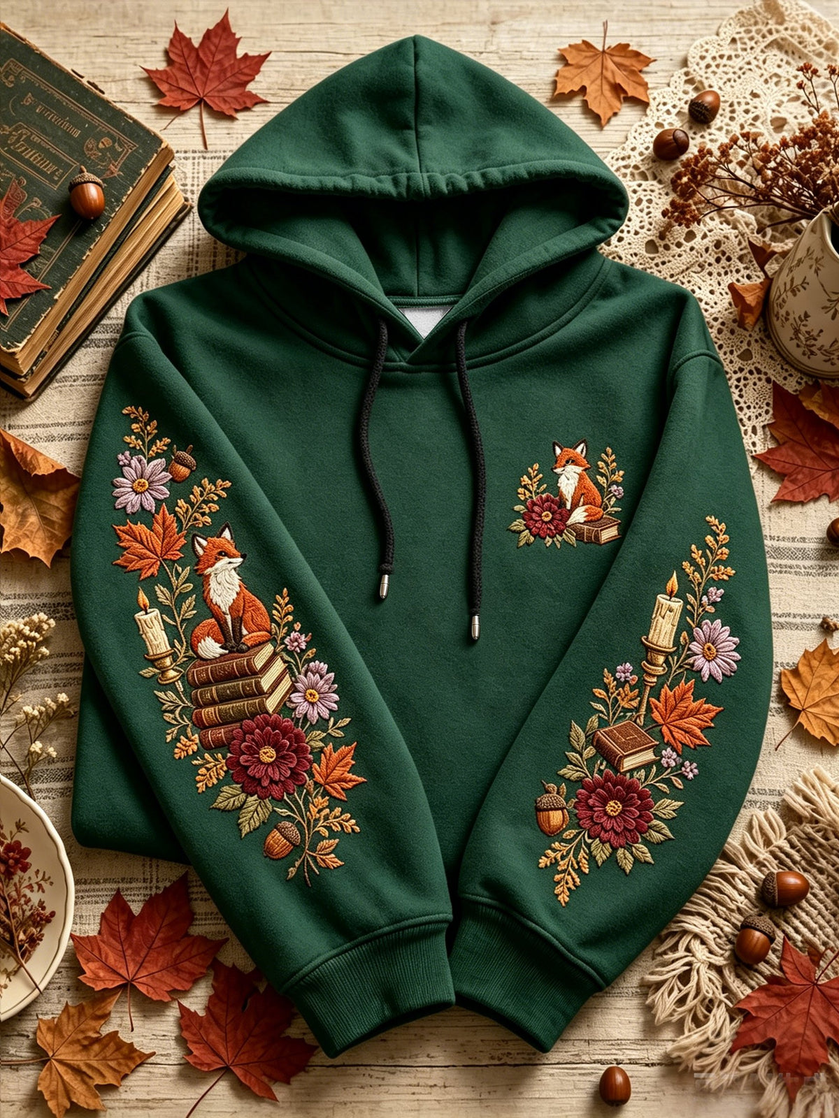 Women's Autumn Casual Printed Hoodie