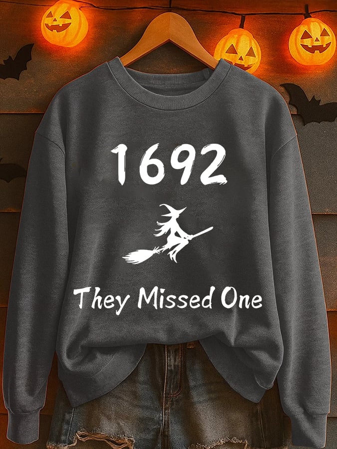 Women's 1692 They Missed One Printed Sweatshirt
