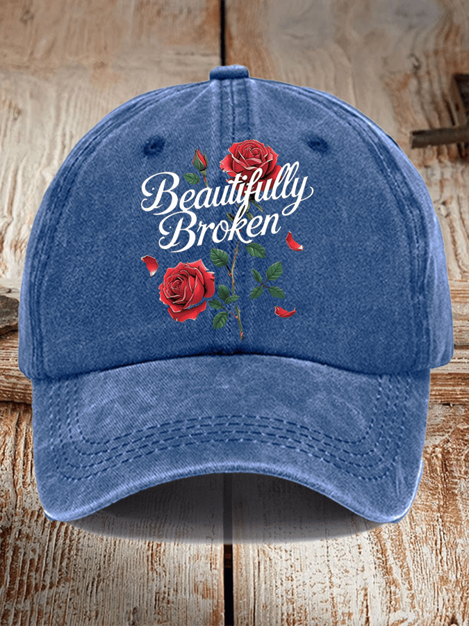 Unisex Distressed Washed Cotton Country Music Hat