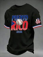 Men's Baseball Print T-Shirt