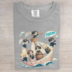 Kpop Swim Music Art Printed Retro T-shirts
