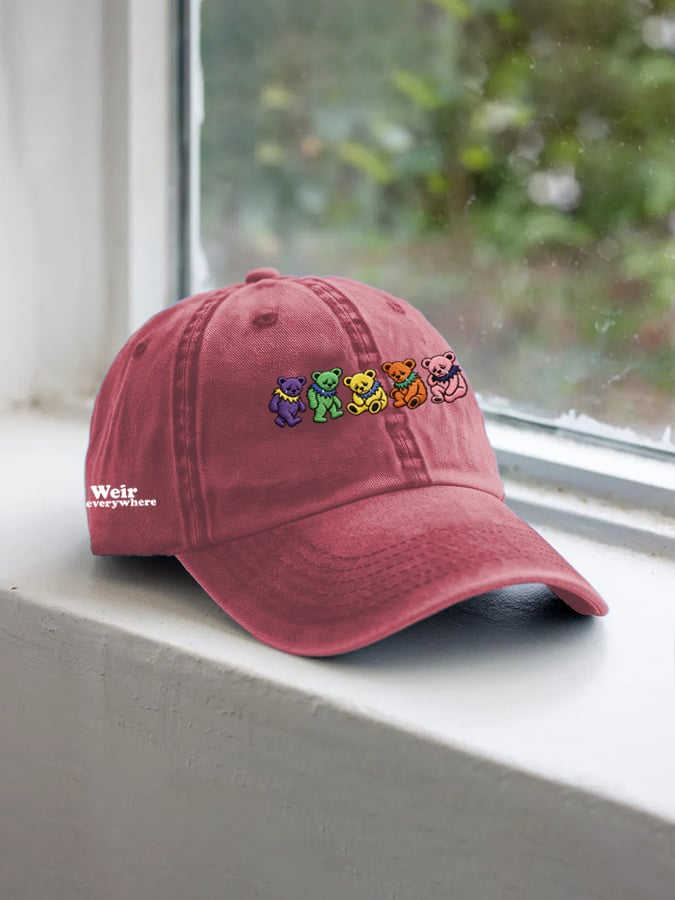 Unisex Vintage Rock Tribute Printed Casual Hat