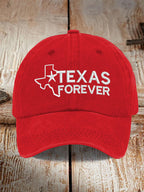 Unisex Texas Forever Print Hat