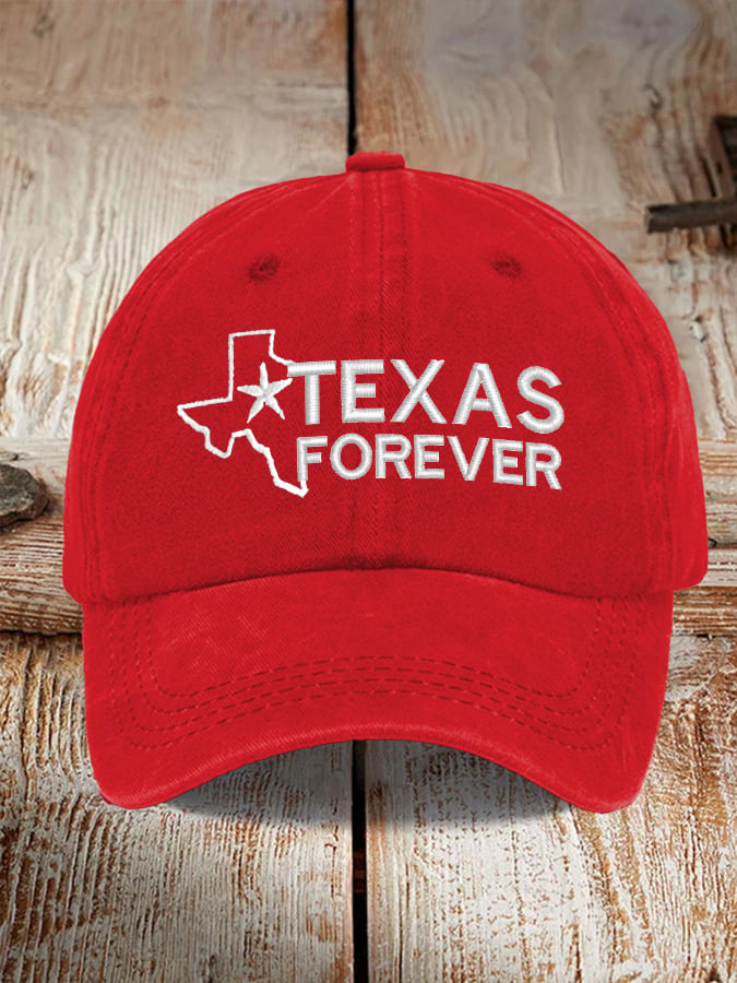 Unisex Texas Forever Print Hat