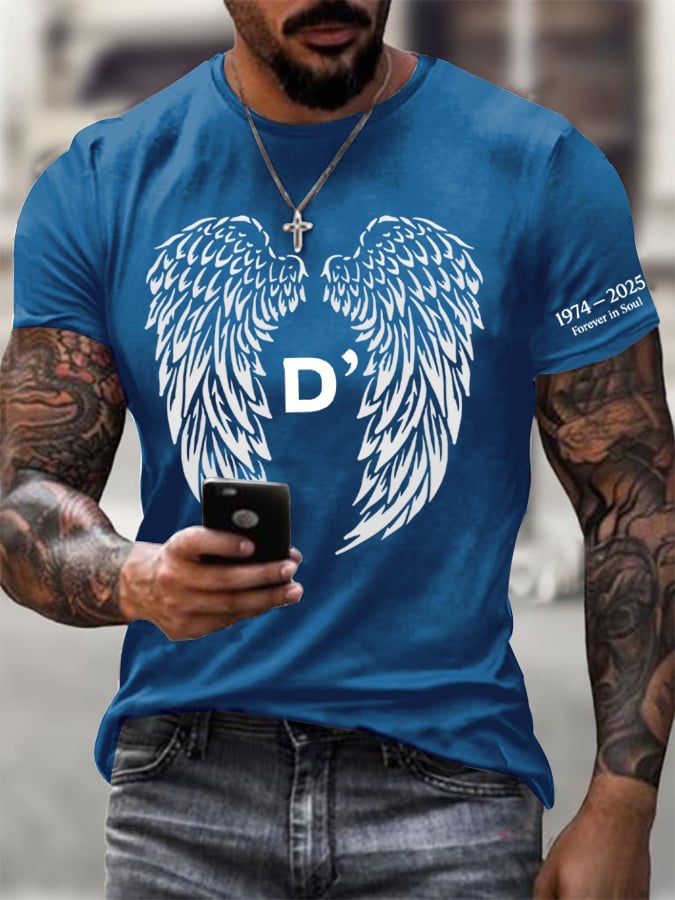 Men's  Neo Soul Printed Casual T-shirt